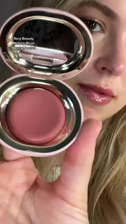 Rare beauty creamy blush shade nearly mauve
