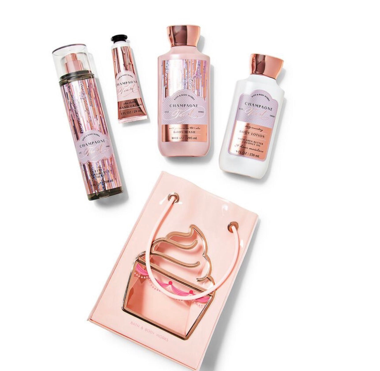 Original bath and bodywork gift set ( Champagne Toast)
