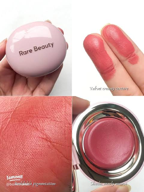 Rare beauty creamy blush shade nearly mauve
