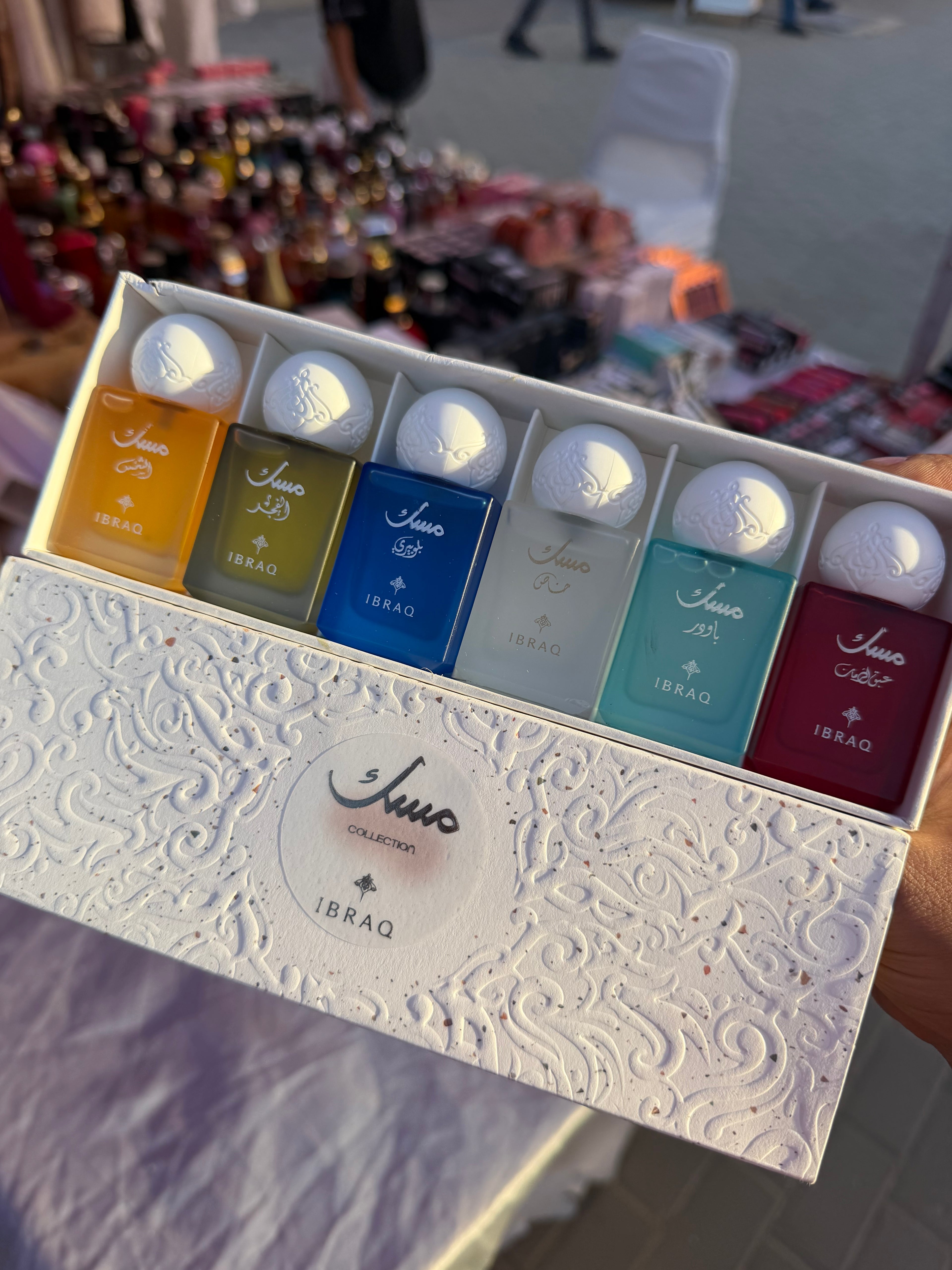 سيت مسك القرشي ٦ عطور حجم ١٠ مم