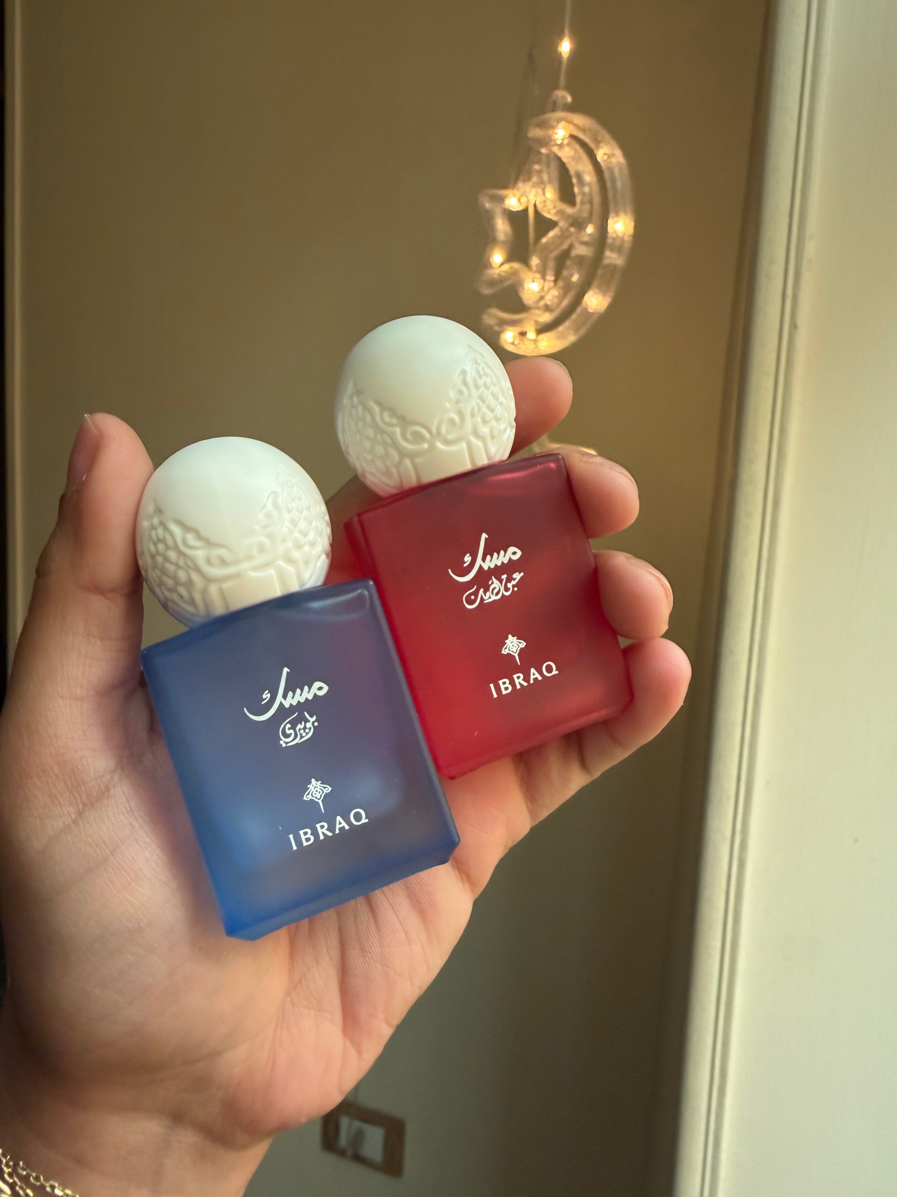 Musk Ibraq set التركي مكونة من ٦ أنواع مسك ٢٠ مم القطعة مع شنطة مميزه للهدايا