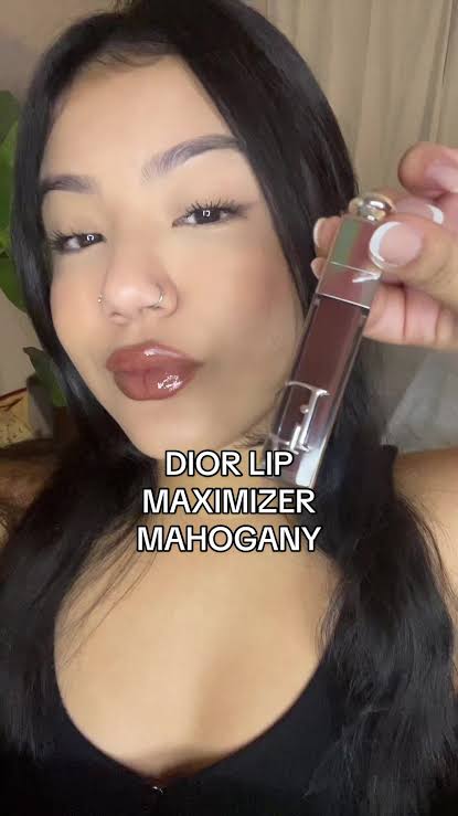 D i or lip gloss shade mahogni