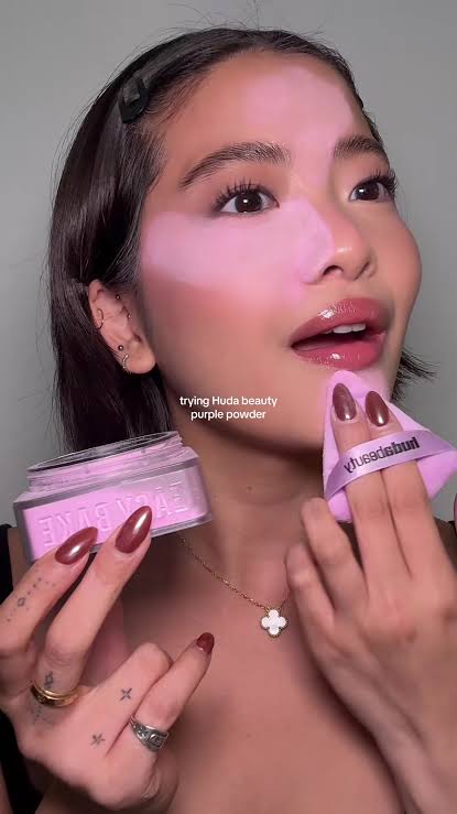 Huda beauty powder birthday cake