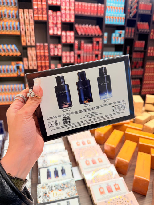 Di or box 3 perfumes souvage 40 ml