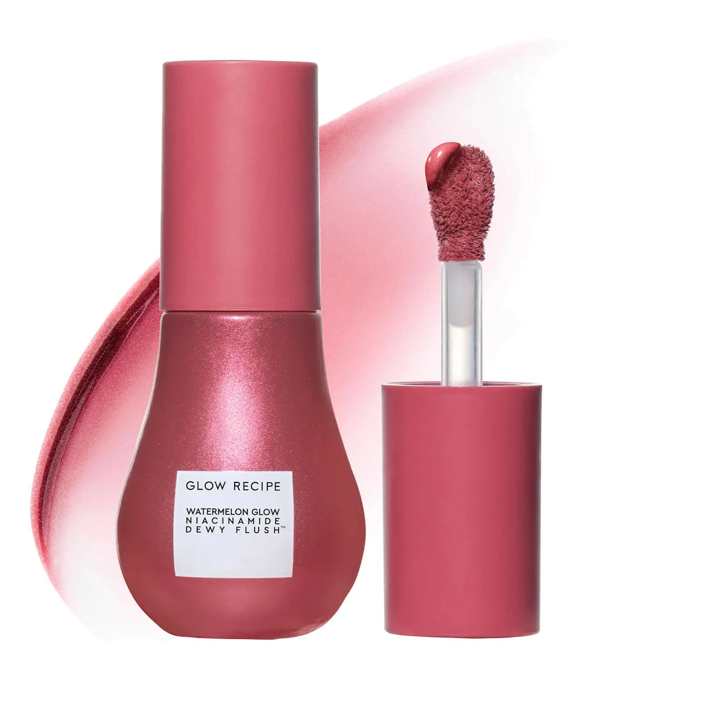 Glow recipe blush ب نياسنميد و هليورنيك يعني بلاشر مرطب علاجي ب جلو رهيب