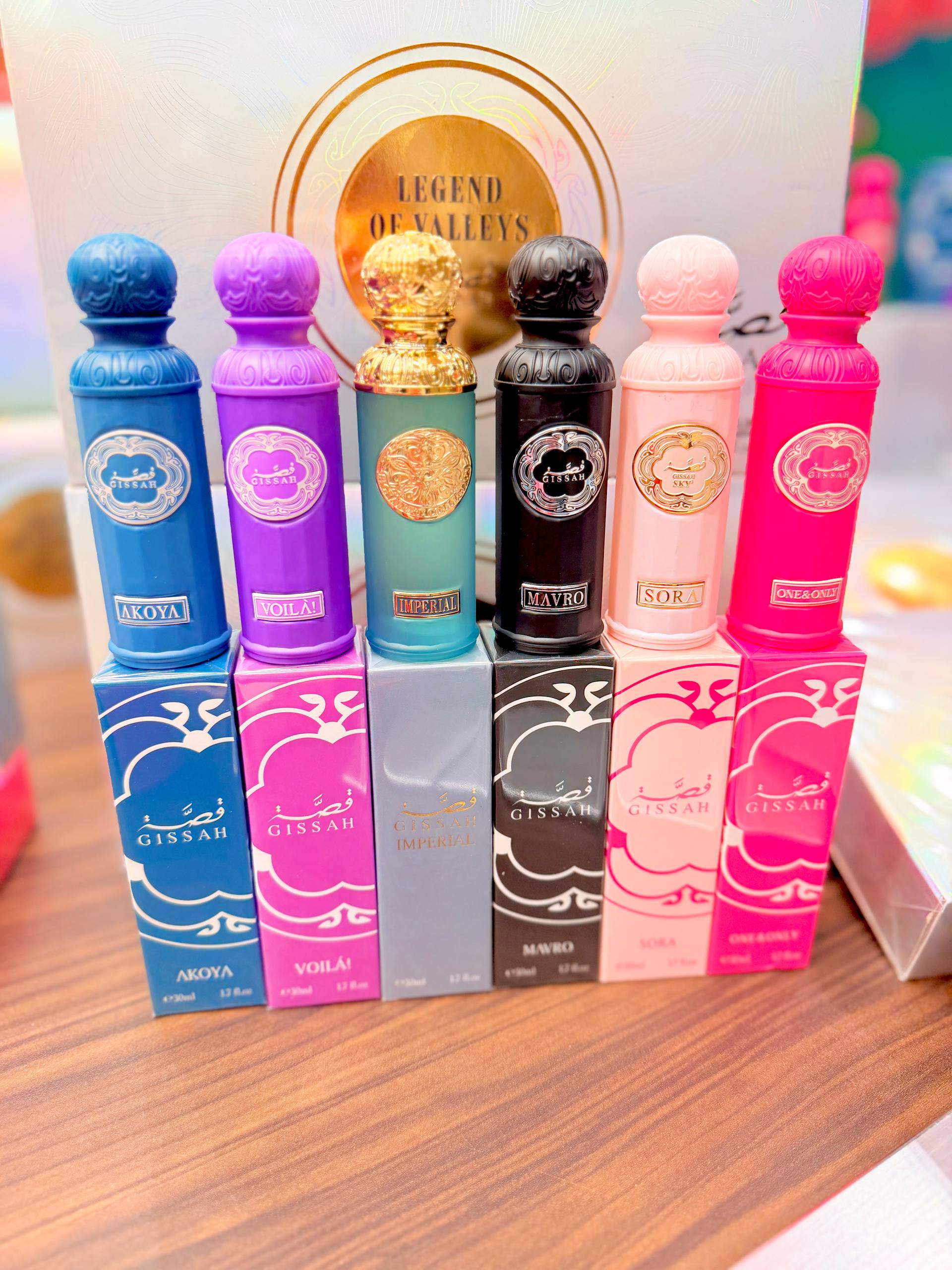 Gissa box 6 perfumes 30 ml