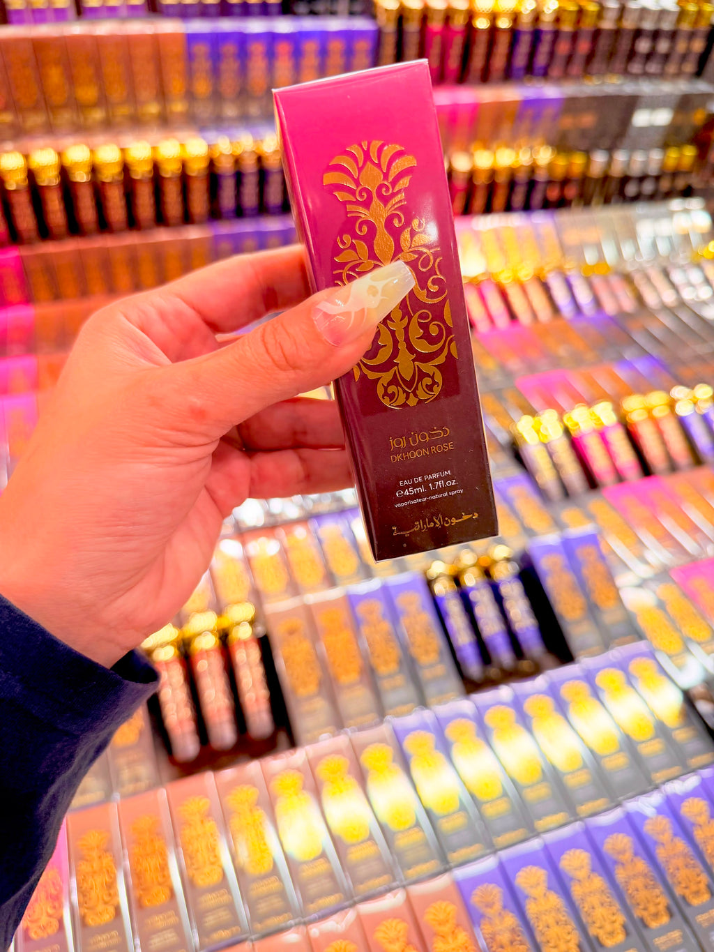 عطر دخون روز من دخون الامارتية حجم ٤٥ مم