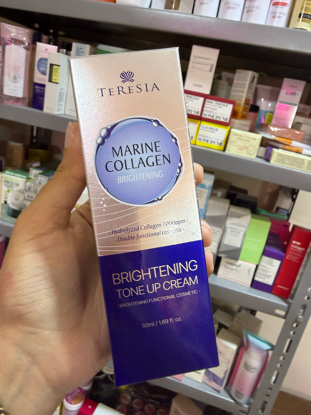 Marine collagen cream ..for moisturizing and brightening