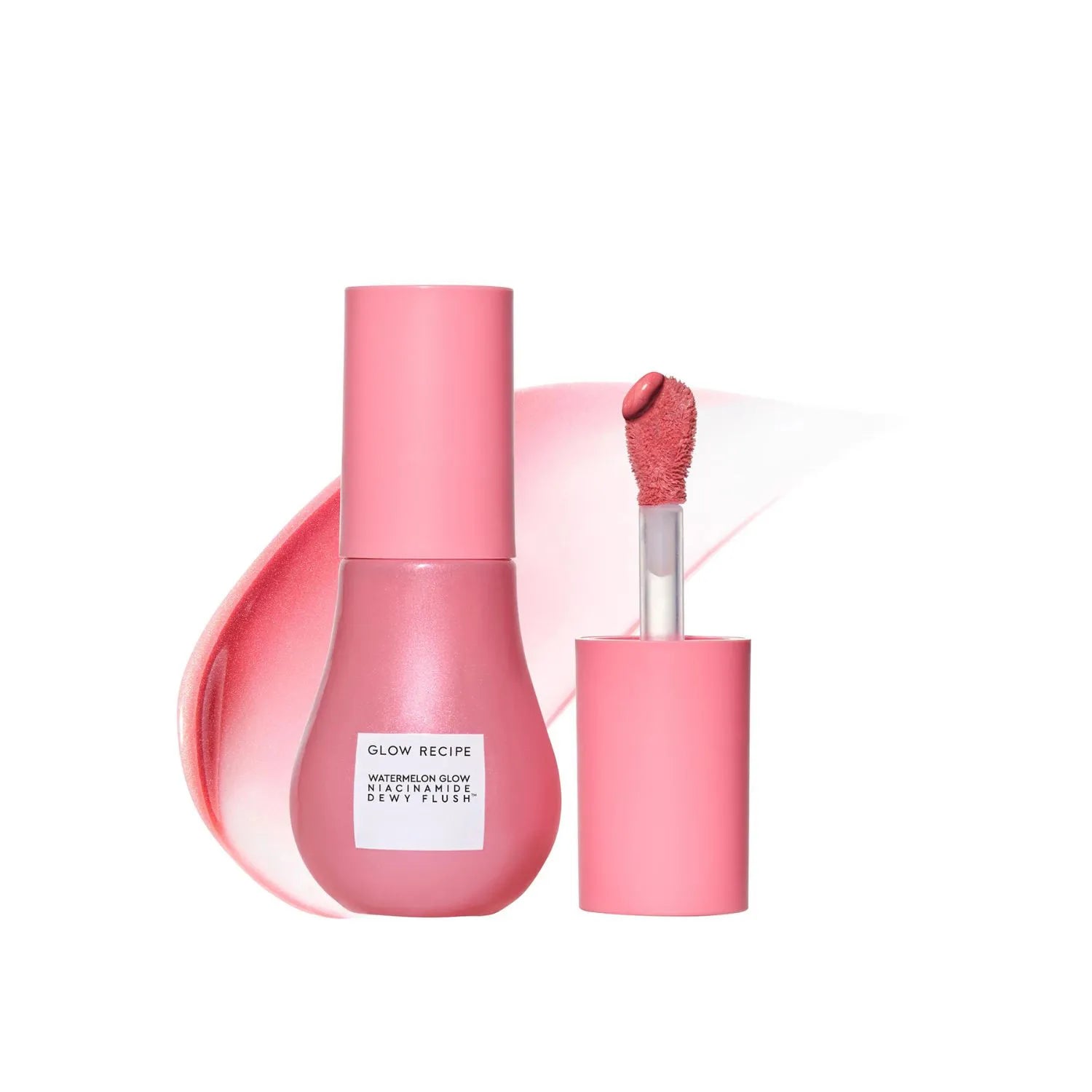 Glow recipe blush ب نياسنميد و هليورنيك يعني بلاشر مرطب علاجي ب جلو رهيب