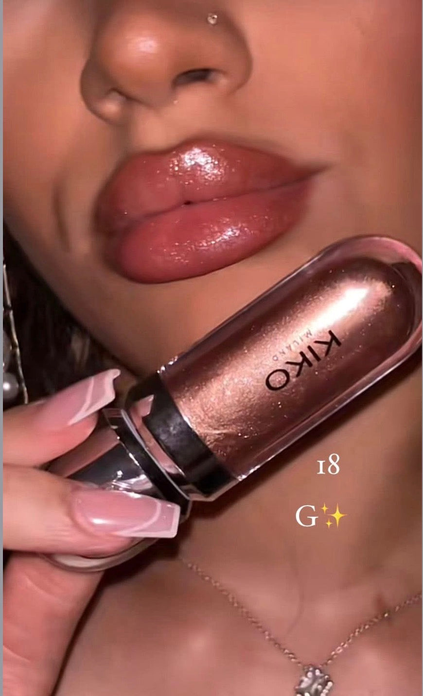 Kiko shimmer lip gloss