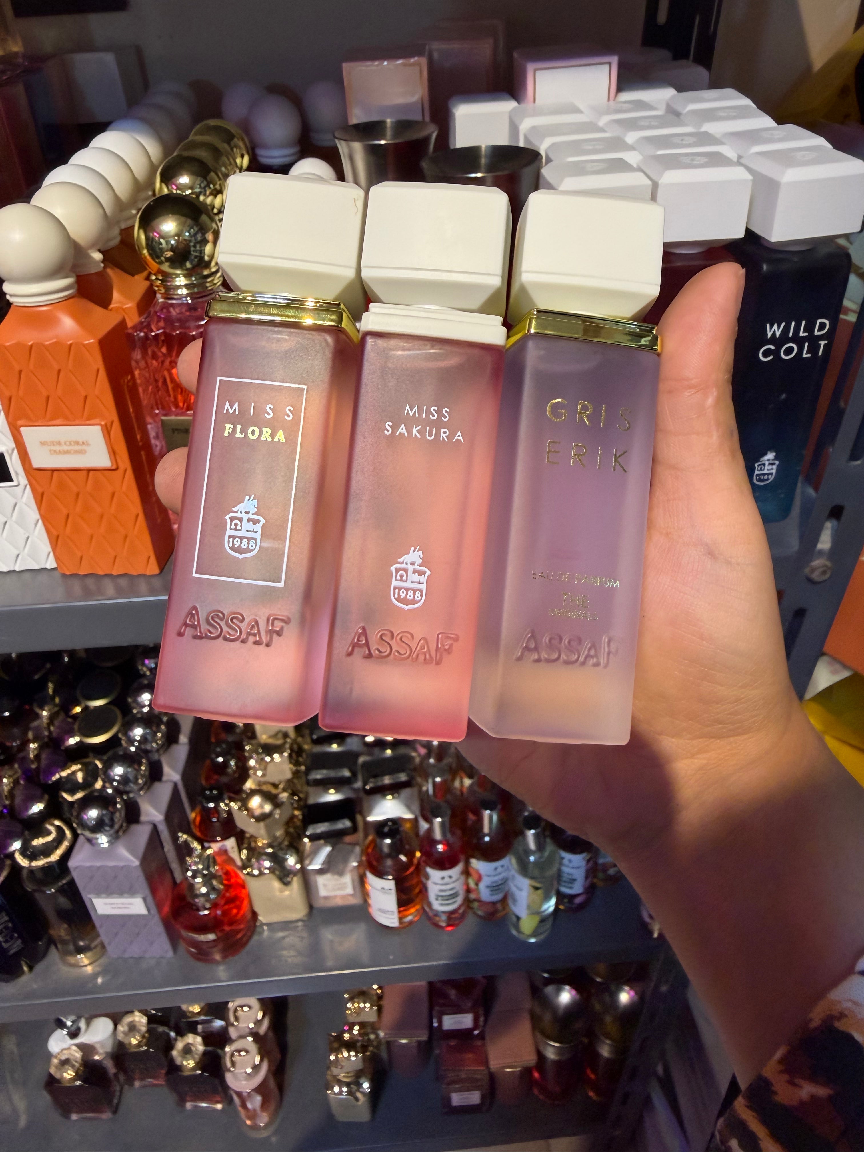 Assaf box made in turkey 6 perfumes 30 ml