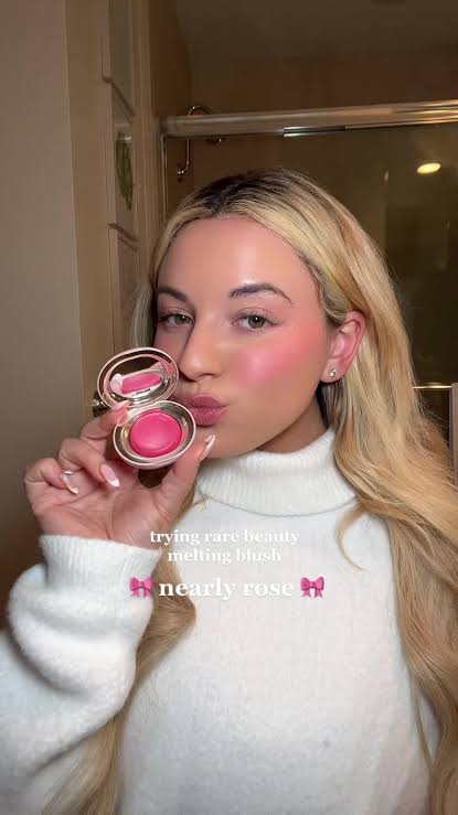 Rare beauty creamy blush shade nearly rose
