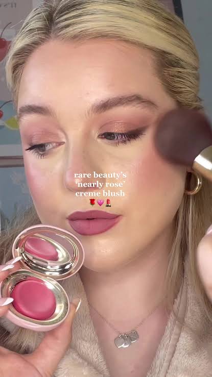 Rare beauty creamy blush shade nearly rose