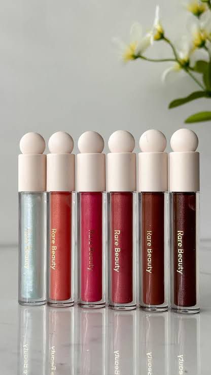 Rare beauty lip glaze positive light
