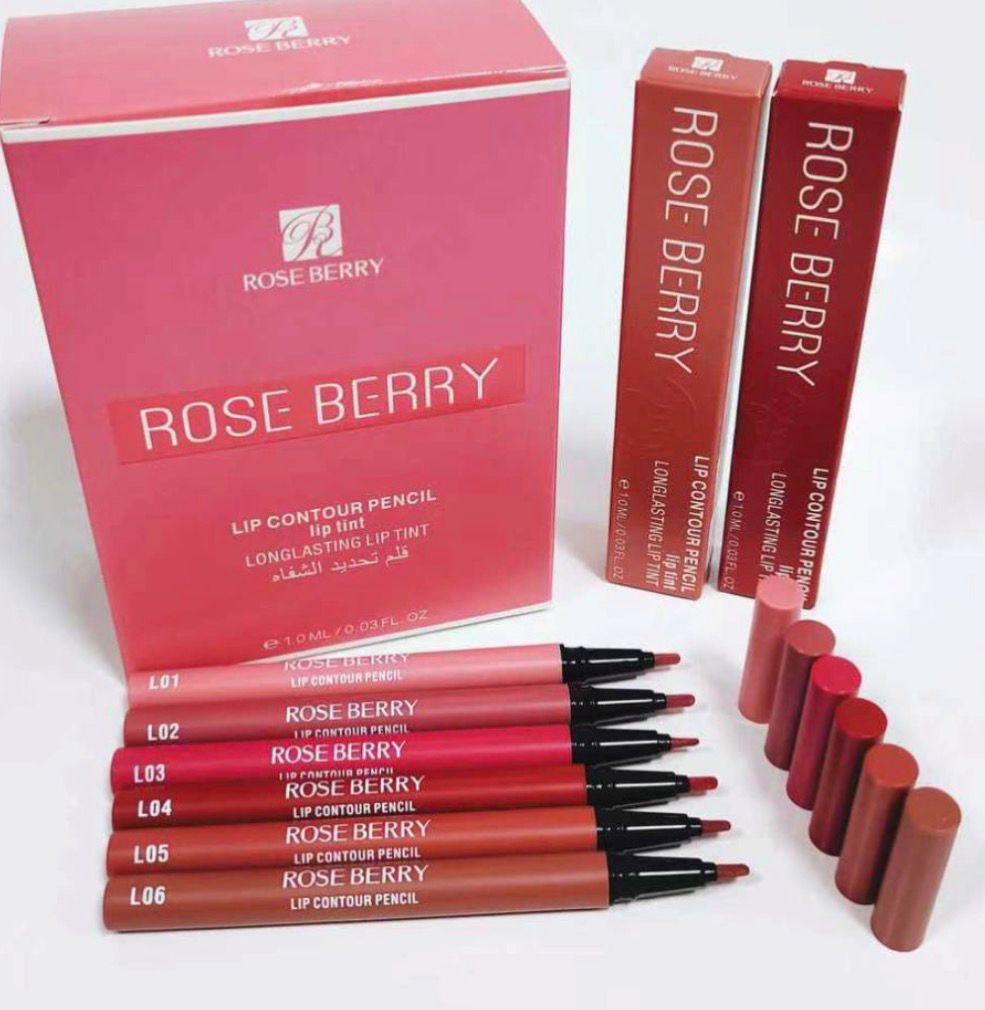 Lip liner rose berry